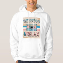 Rewind & Relax Retro Cassette Art