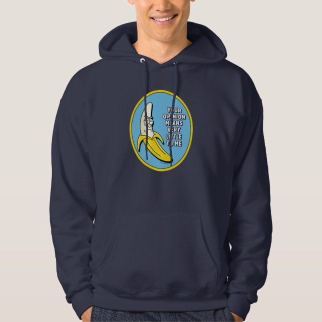 Veste À Capuche RICK ET MORTY™ | Badge en brique banane (Devant)
