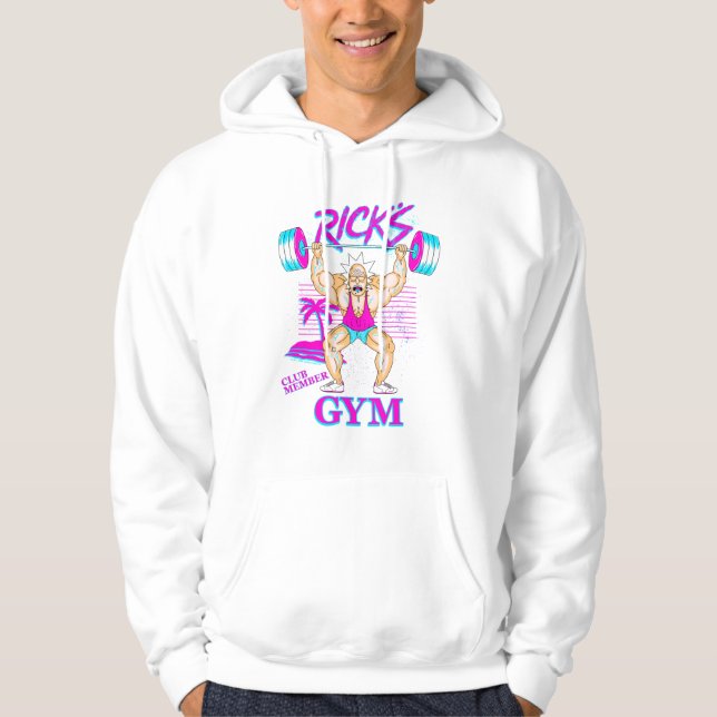 Veste À Capuche RICK ET MORTY™ | Membre Rick's Gym Club (Devant)