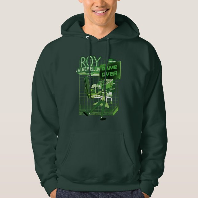 Veste À Capuche RICK ET MORTY™ | Roy Une Vie Bien Vécue (Devant)