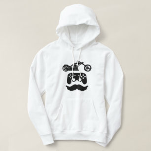 Veste À Capuche Ride.Game.Papa Graphique Noir Avec Texte (A)