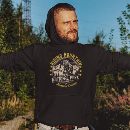 Veste À Capuche Riding Mountain Forest Landscape