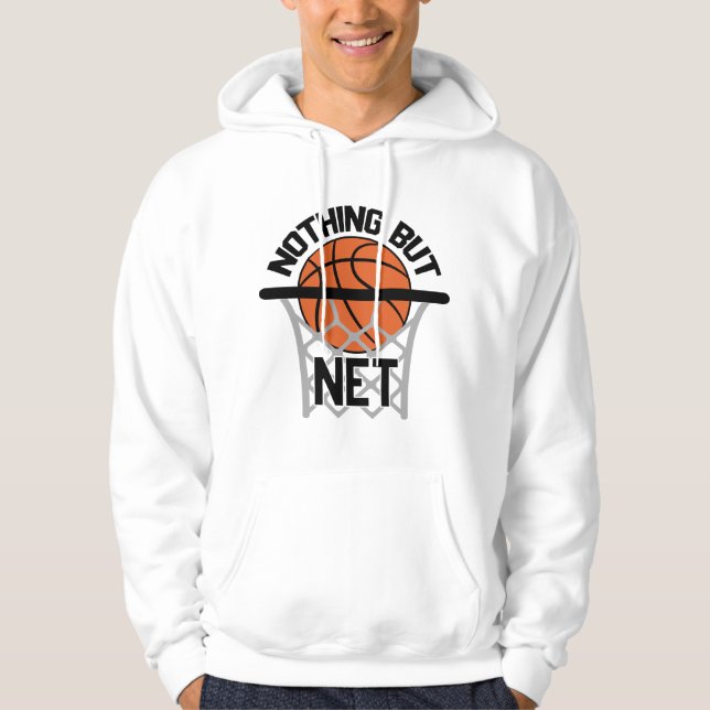 Veste À Capuche Rien D'Autre Que L'Idée Cadeau Net Basketball (Devant)