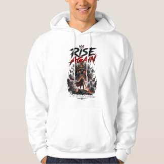 Veste À Capuche RISE Motivation Inspiration Force Guerrier