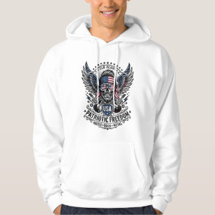 Veste À Capuche Rocker du bandana patriotique Méta musique Old Glo