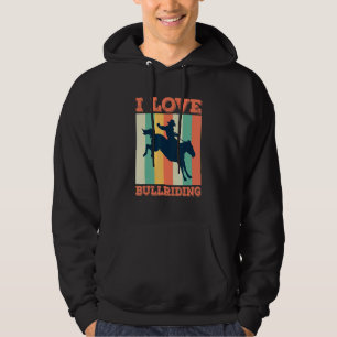 Veste À Capuche Rodéo Equestre Bull équitation Cheval cavalier