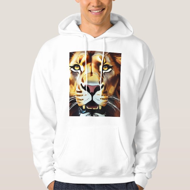Veste À Capuche Roi de la jungle urbaine (Devant)