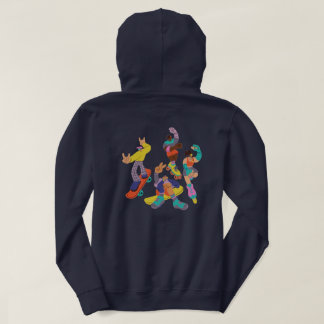 Veste À Capuche "Roller Skating Club" Cartoon Skaters Sweatshirt