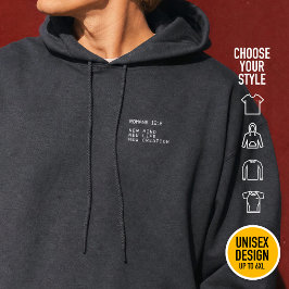 Veste À Capuche Romains 12:2 Nouveau style de vie chrétien minimal