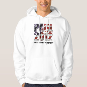 Veste À Capuche Ron Paul 2012 - Paix, liberté, prospérité