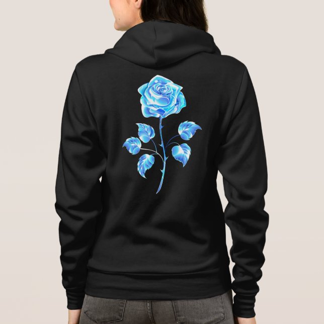 Veste À Capuche Rose bleu brûlant (Dos)