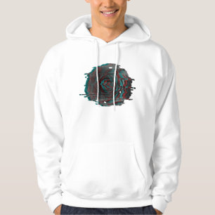 Veste À Capuche Rose Glitch