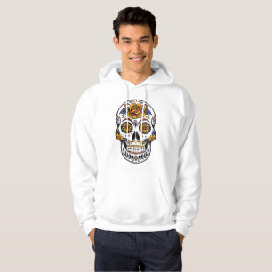 Veste À Capuche Rose mexicain du crâne à sucre Jour des morts