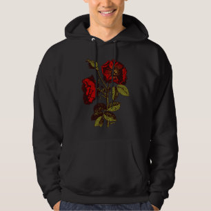 Veste À Capuche Rose rouge antique