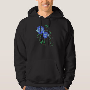 Veste À Capuche Roses bleus