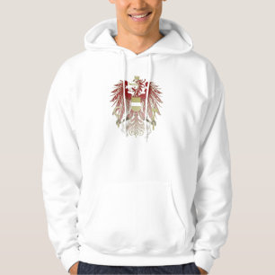 Veste À Capuche Rouge et dragon d'or