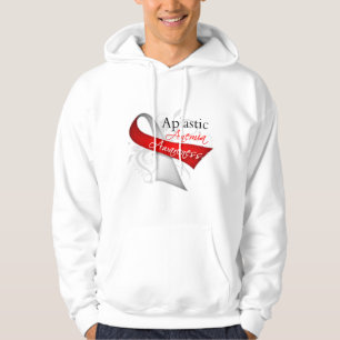 Veste À Capuche Ruban de conscience d'anémie aplastique