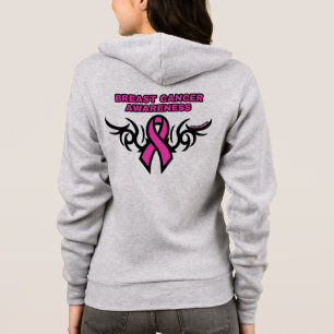 Veste À Capuche Ruban Tribal...Cancer du Sein