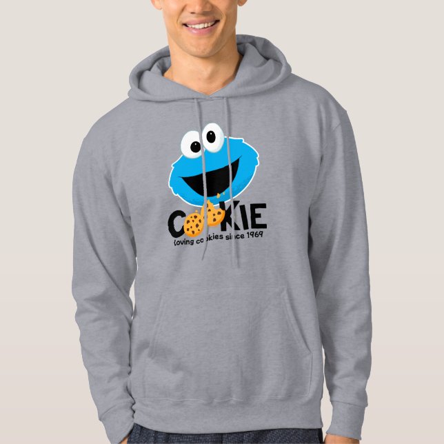 Veste À Capuche Rue Sésame | Cookie Monster Lookies (Devant)