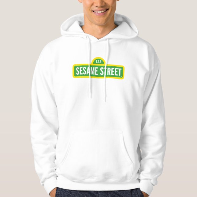 Veste À Capuche Rue Sésame | Logo couleur complète (Devant)