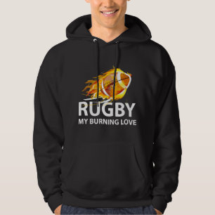 Veste À Capuche Rugby Mon amour brûlant