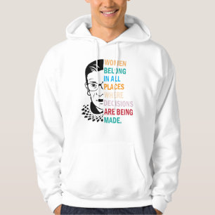 Veste À Capuche Ruth Bader Ginsburg, Femmes en tous lieux