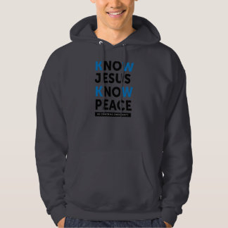 Veste À Capuche Sachez que Jésus savent la paix, aucune censure