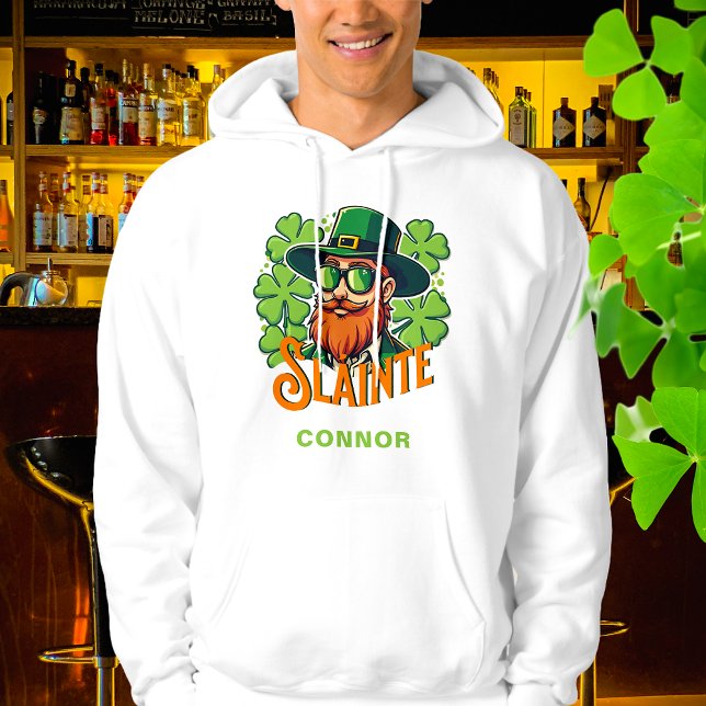 Veste À Capuche Saint Patrick Toast irlandais de Sainte Sainte-Cla (Créateur téléchargé)