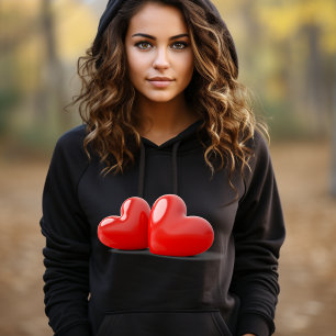 Veste À Capuche Saint Valentin 3d stéréo amour