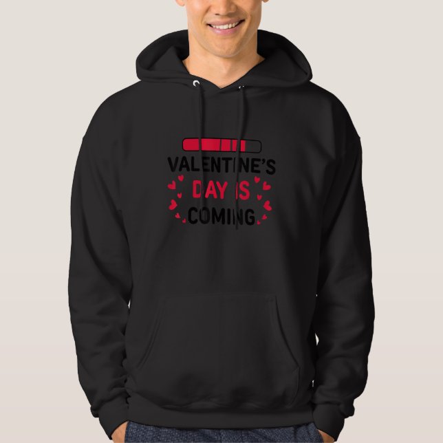 Veste À Capuche Saint Valentin Vient Citation Love Couple Men W (Devant)