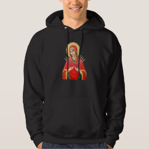 Veste À Capuche Sainte Vierge Marie Mère De Jésus Portrait 1