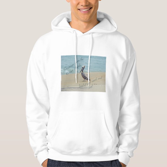 Veste À Capuche Salutations des banques extérieures OBX NC (Devant)