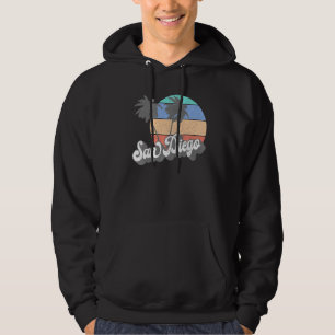 Veste À Capuche San Diego California Beach Surfing Re, années 70 v