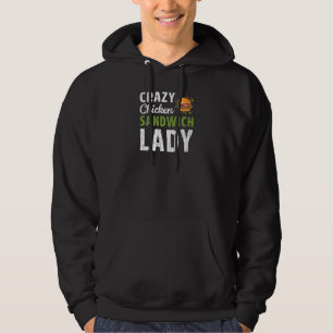 Veste À Capuche Sandwich fou Lady Bologna Viande Graphique