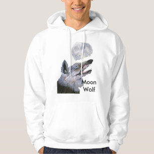 Veste À Capuche Sans domicile fixe de aide de loup de lune