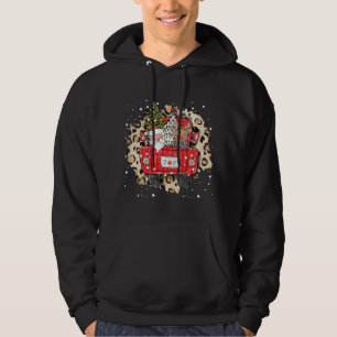 Veste À Capuche Santa Claus Reindeer Camion Rouge Leçon de neige d