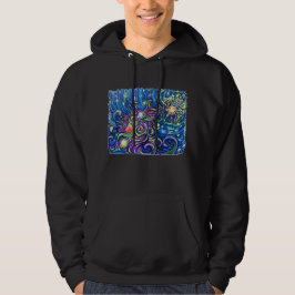 Veste À Capuche Sapin de Noël Cosmique