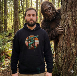 Veste À Capuche Sasquatch Bigfoot drôle Dabant Personnalisé