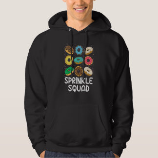 Veste À Capuche Saupoudrer Squad Donut Dessert Food Baker Famille 