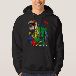 Veste À Capuche Saurus Dinosaur Saurus Sensibilisation sur l'autis