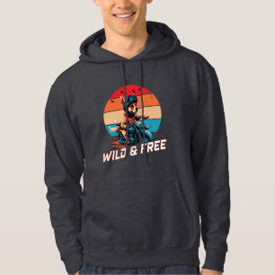Veste À Capuche Sauvage et libre