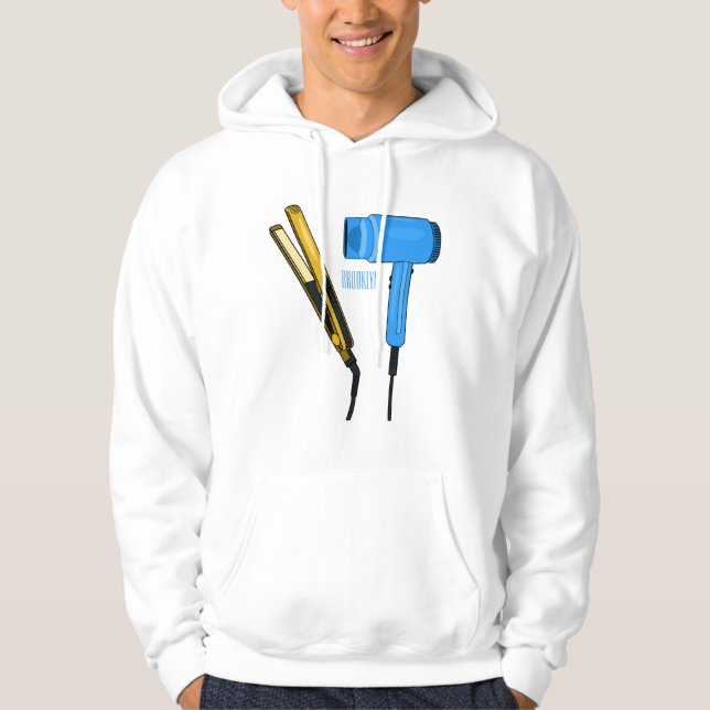 Veste À Capuche Sèche-cheveux & lisseuse-cheveux illustration (Devant)