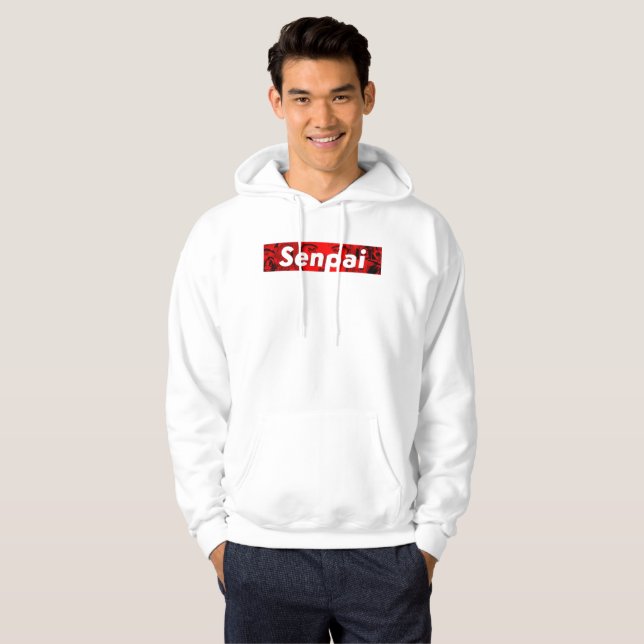 Veste À Capuche 😊Senpai Vibes Tee – Cute Anime Aesthetic 😊 (Devant entier)