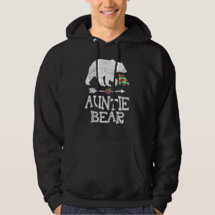 Veste À Capuche Sensibilisation sur l'autisme Tante Ours Support A