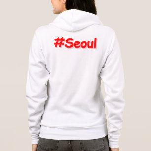 Veste À Capuche "#Séoul" Joli Design. Acheter maintenant