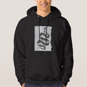 Veste À Capuche Serpent Arimable Sur Feuille Pour Les Amateurs De