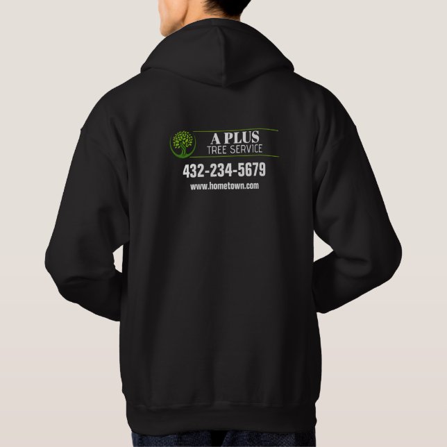 Veste À Capuche Service d'élagage d'arbres (Dos)