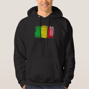 Veste À Capuche Sgou Mali Drapeau Pour Maliens Hommes Femmes Enfan