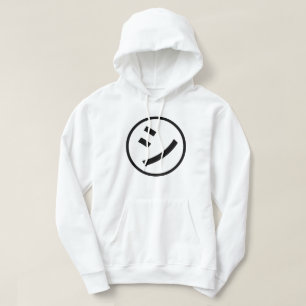 Veste À Capuche ㋛ Shi Kana Katakana Smiling Emoji / Emoticon