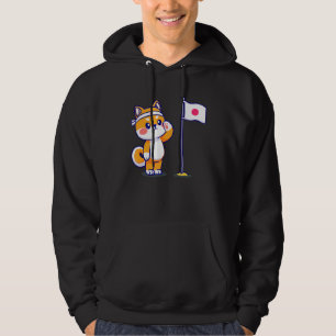 Veste À Capuche Shiba Inu Chien Drapeau Japonais Citation Shiba In
